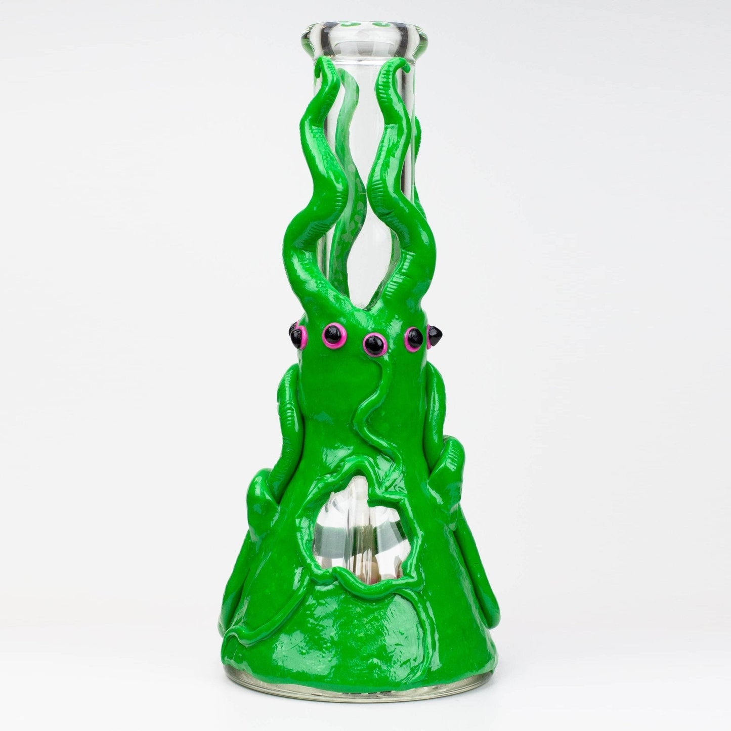 12.5" Resin 3D artwork 7mm glass beaker water bong [TS102] - TrippyQueenParadise