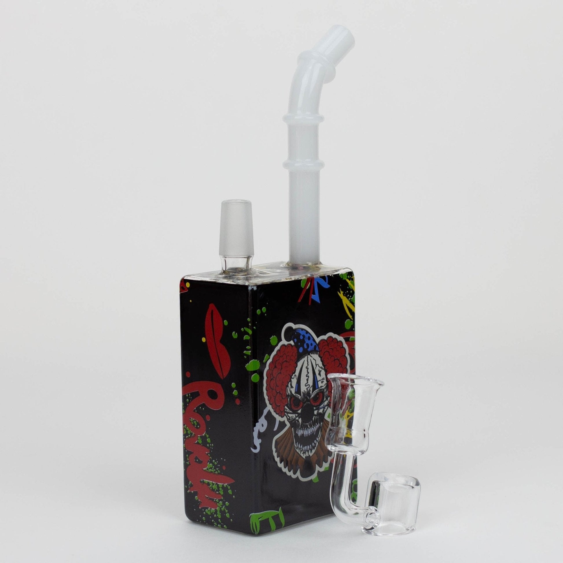 7.5" Juicy box Rigs SP2074 - Clown - TrippyQueenParadise