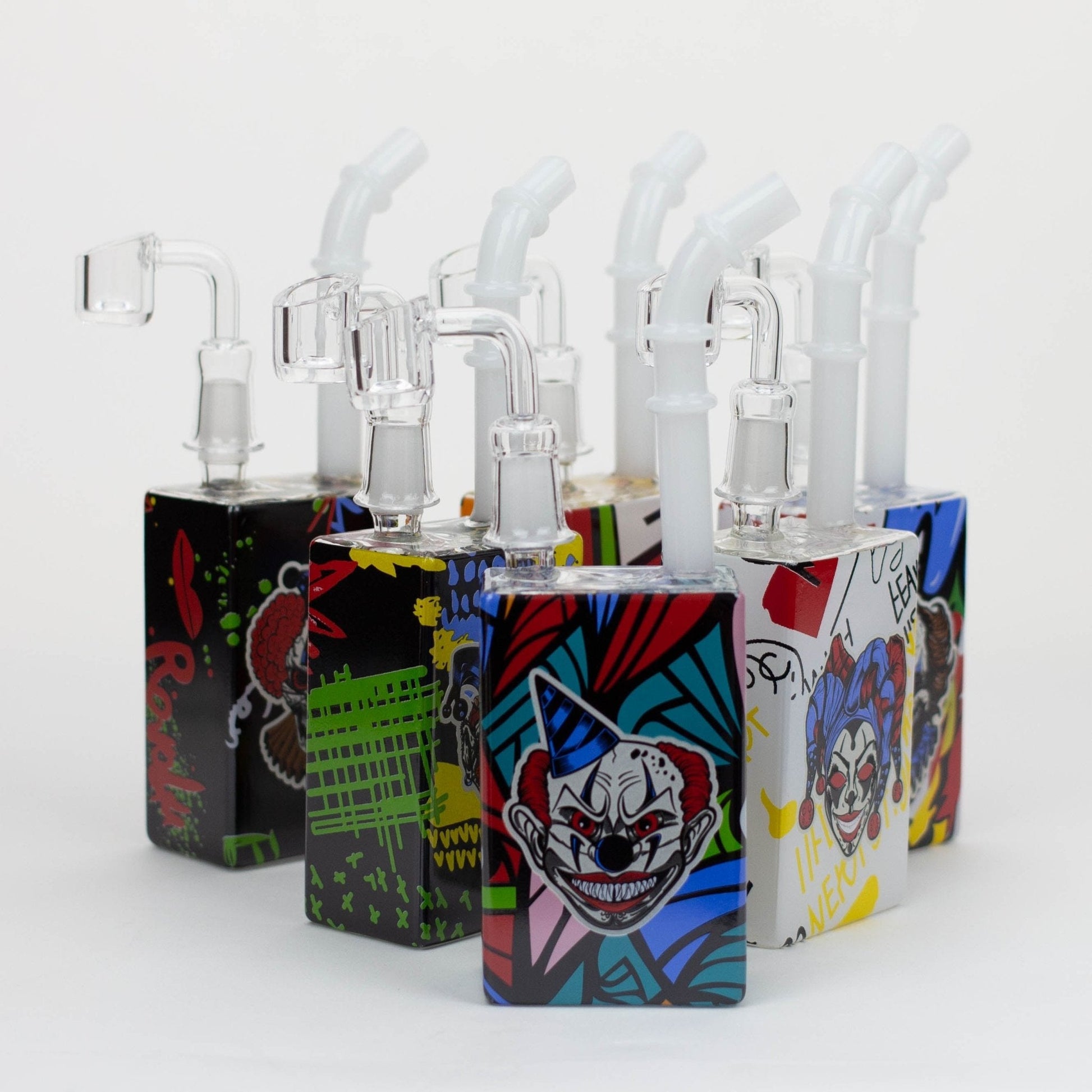 7.5" Juicy box Rigs SP2074 - Clown - TrippyQueenParadise