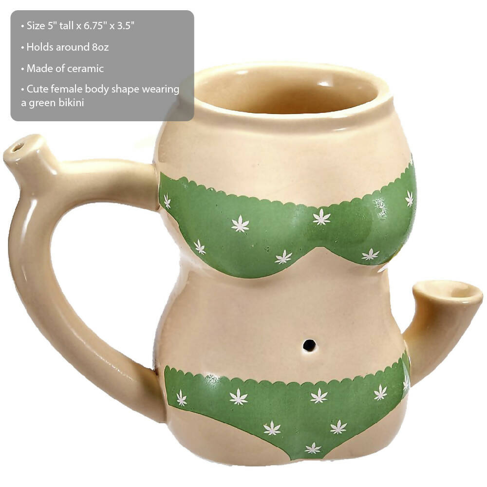 GREEN BIKINI MUG - TrippyQueenParadise