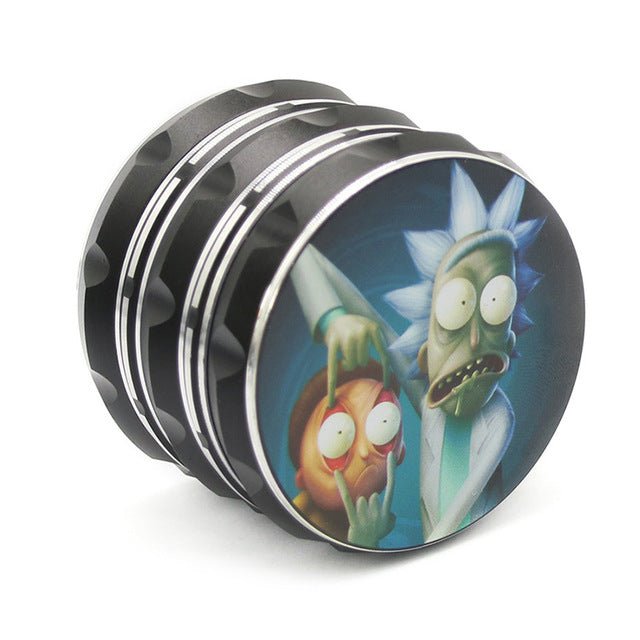 Rick and Morty Weed Grinder Big 63mm Metal Grinder Weed Accessories - TrippyQueenParadise