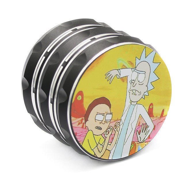 Rick and Morty Weed Grinder Big 63mm Metal Grinder Weed Accessories - TrippyQueenParadise