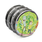 Rick and Morty Weed Grinder Big 63mm Metal Grinder Weed Accessories - TrippyQueenParadise