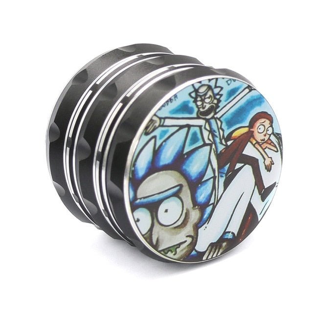 Rick and Morty Weed Grinder Big 63mm Metal Grinder Weed Accessories - TrippyQueenParadise