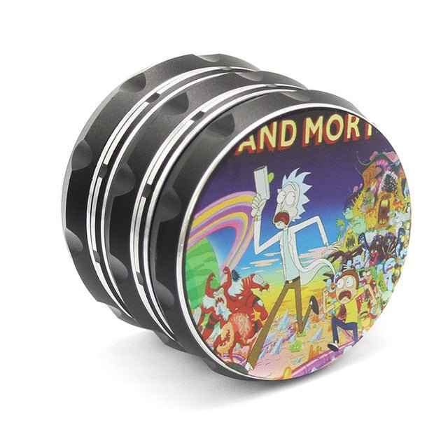 Rick and Morty Weed Grinder Big 63mm Metal Grinder Weed Accessories - TrippyQueenParadise