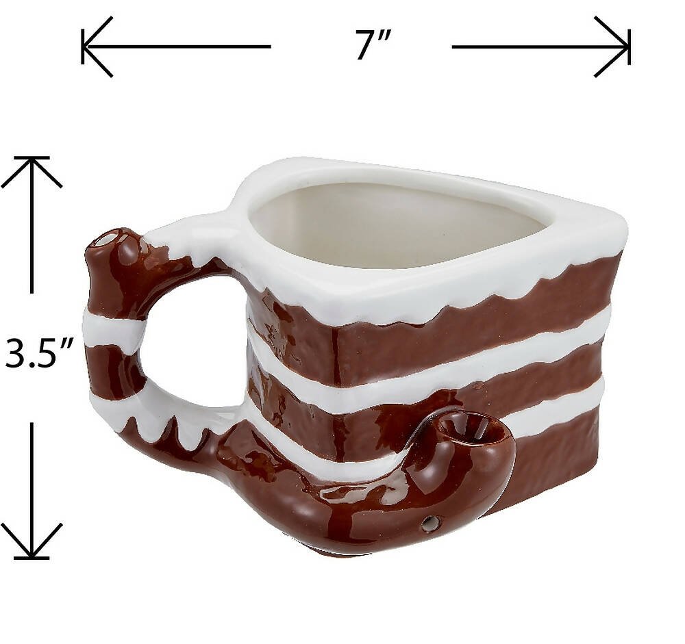 Roast & Toast Cake Mug - Novelty Pipe - TrippyQueenParadise