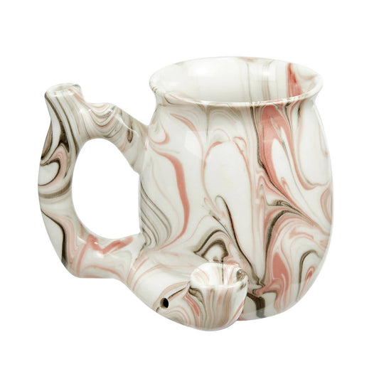 ROAST & TOAST PIPE MUG - PINK MARBLE DESIGN - TrippyQueenParadise